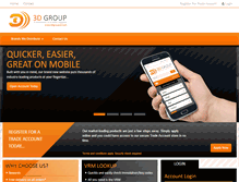 Tablet Screenshot of 3dgroupuk.com